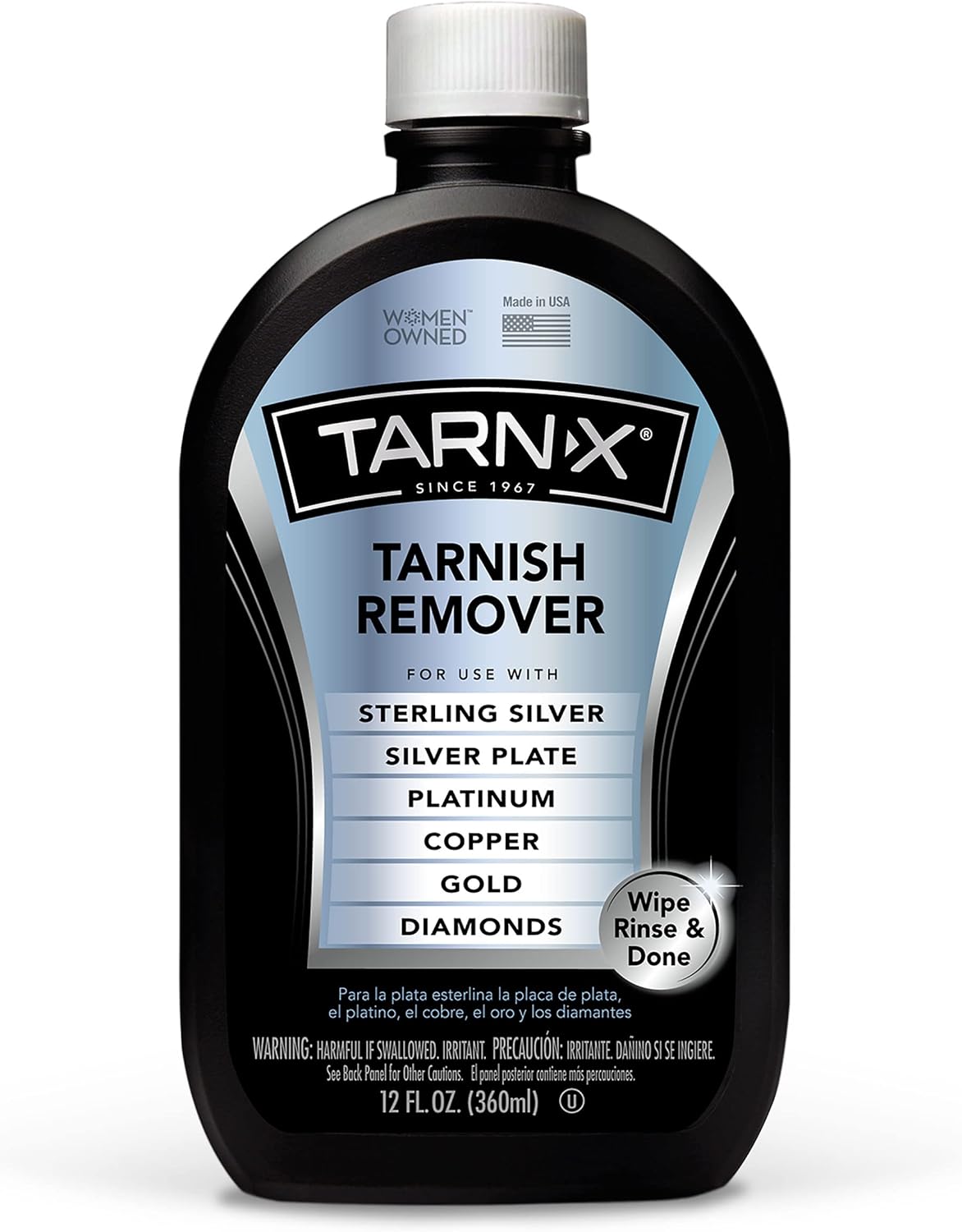  Tarn X Tarnish Remover, 12 Ounce Bottle (Packaging May Vary)